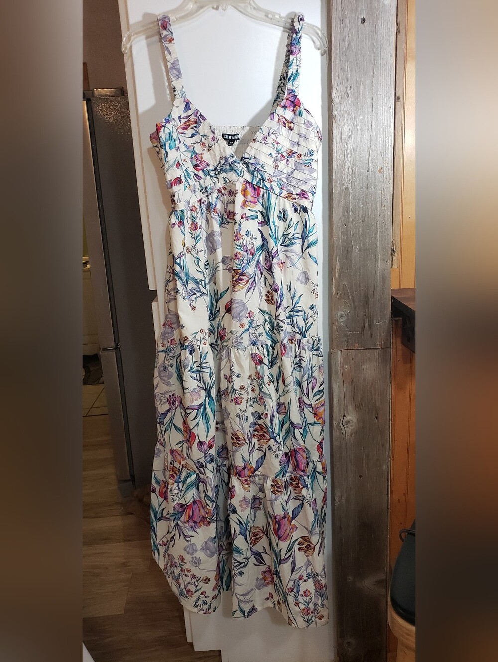 Nordstrom Steve Madden Eliora Floral Midi Cotton Summer Dress Med